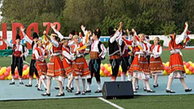 The Haskovo dancers from "Zlatna Trakia" enchanted Shatura